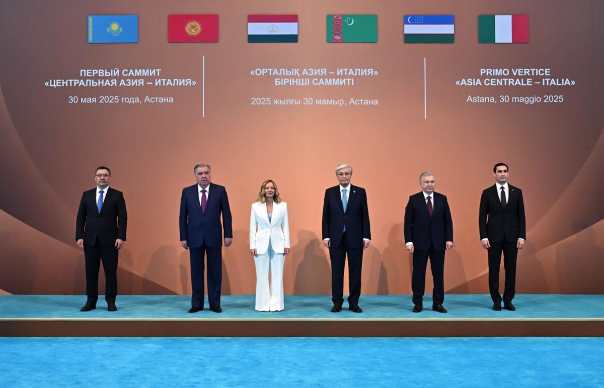 アスタナ国際フォーラムに出席したイタリアのジョルジア・メローニ首相。写真AIF2025