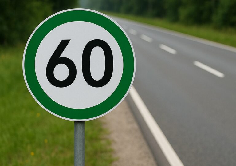 nouveau panneau de signalisation Europe vert
