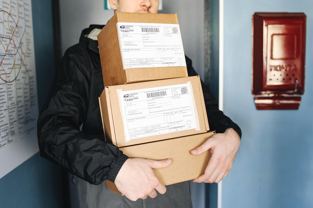 Temu Package Delivery Courier