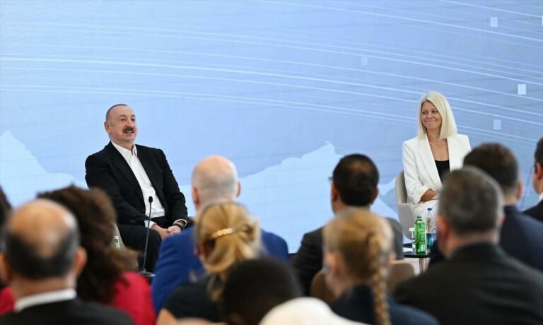Forumul Global Media 2025, președintele Azerbaidjanului, Aliyev