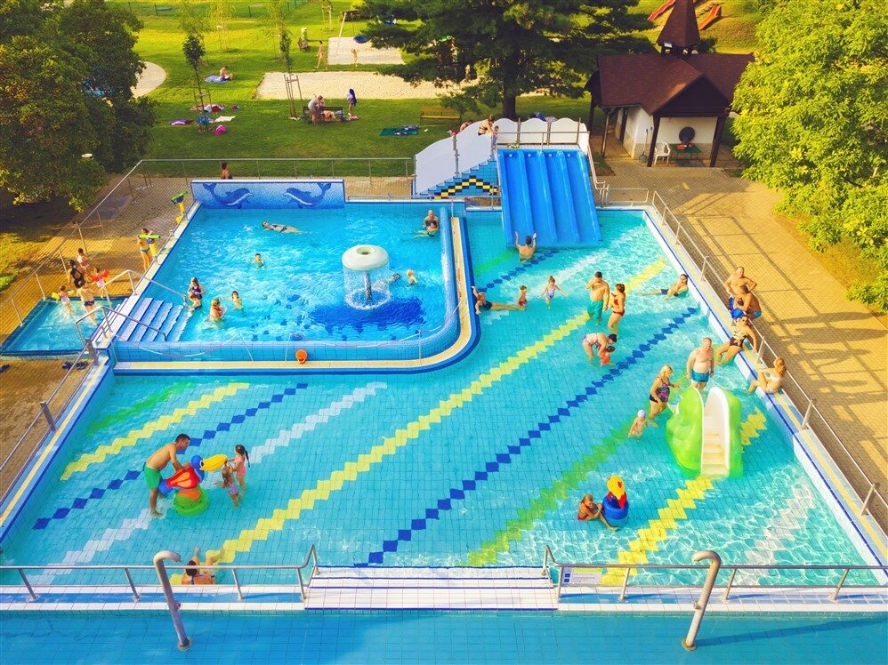 Bükfürdő spa bath beach