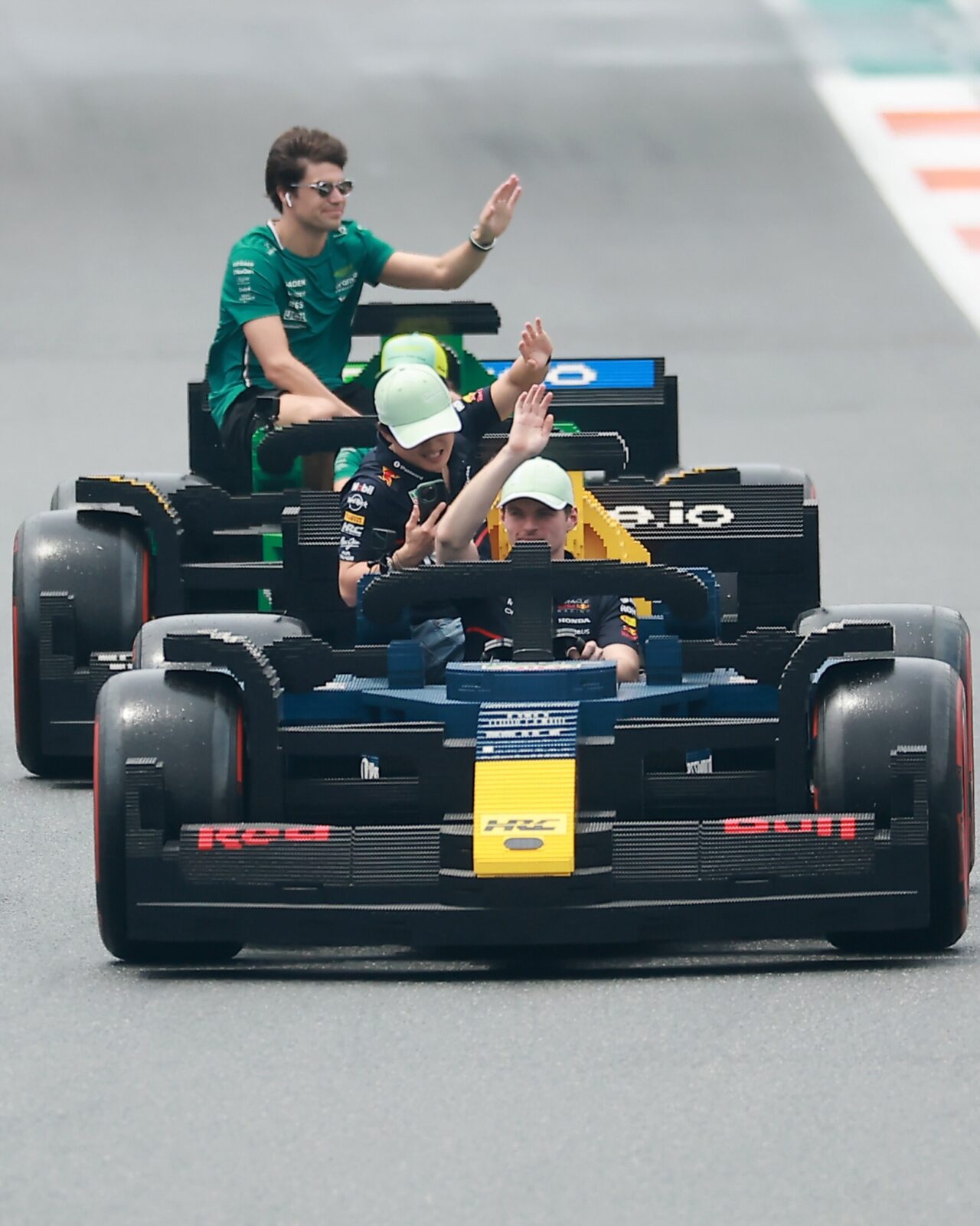LEGO F1 car on display in popular Budapest mall