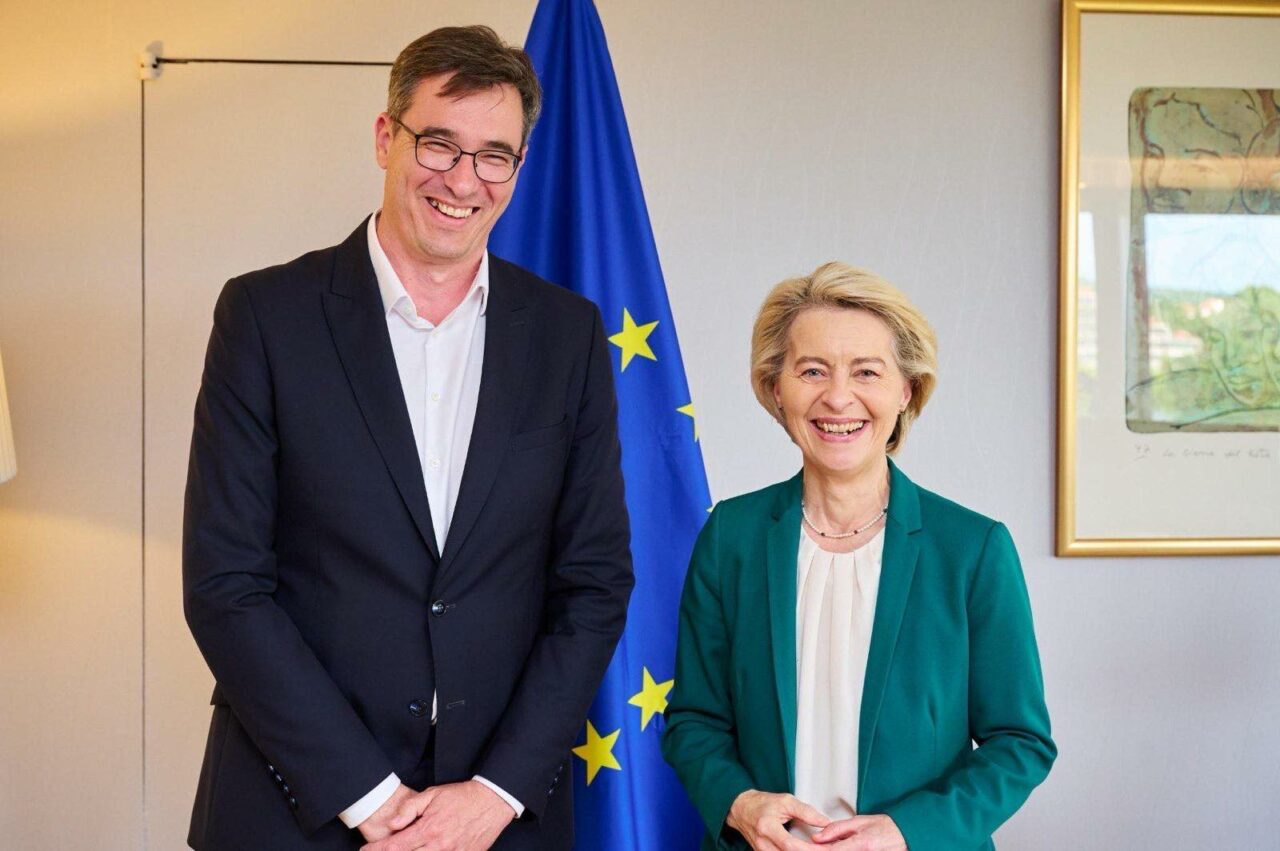 Karácsy polgármester és Ursula von der Leyen