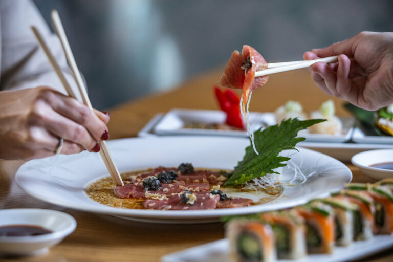NOBU Budapest sashimi culinary art Japanese cuisine