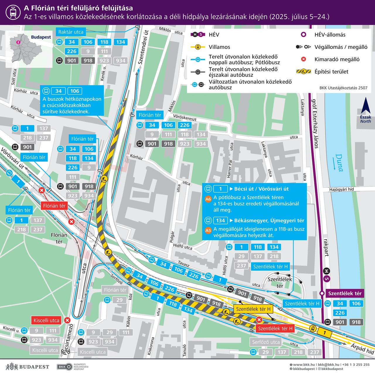 Tram 1 Budapest shutdown (1)