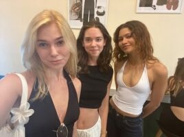 Zendaya Budapest Flatty café exploring style smile hungary news