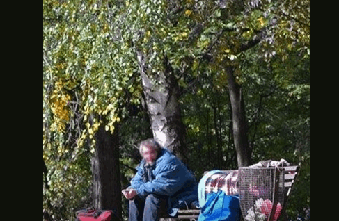 Homeless people in Népliget (Copy)