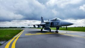 Hungarian Gripens Russian jets Baltic airspace