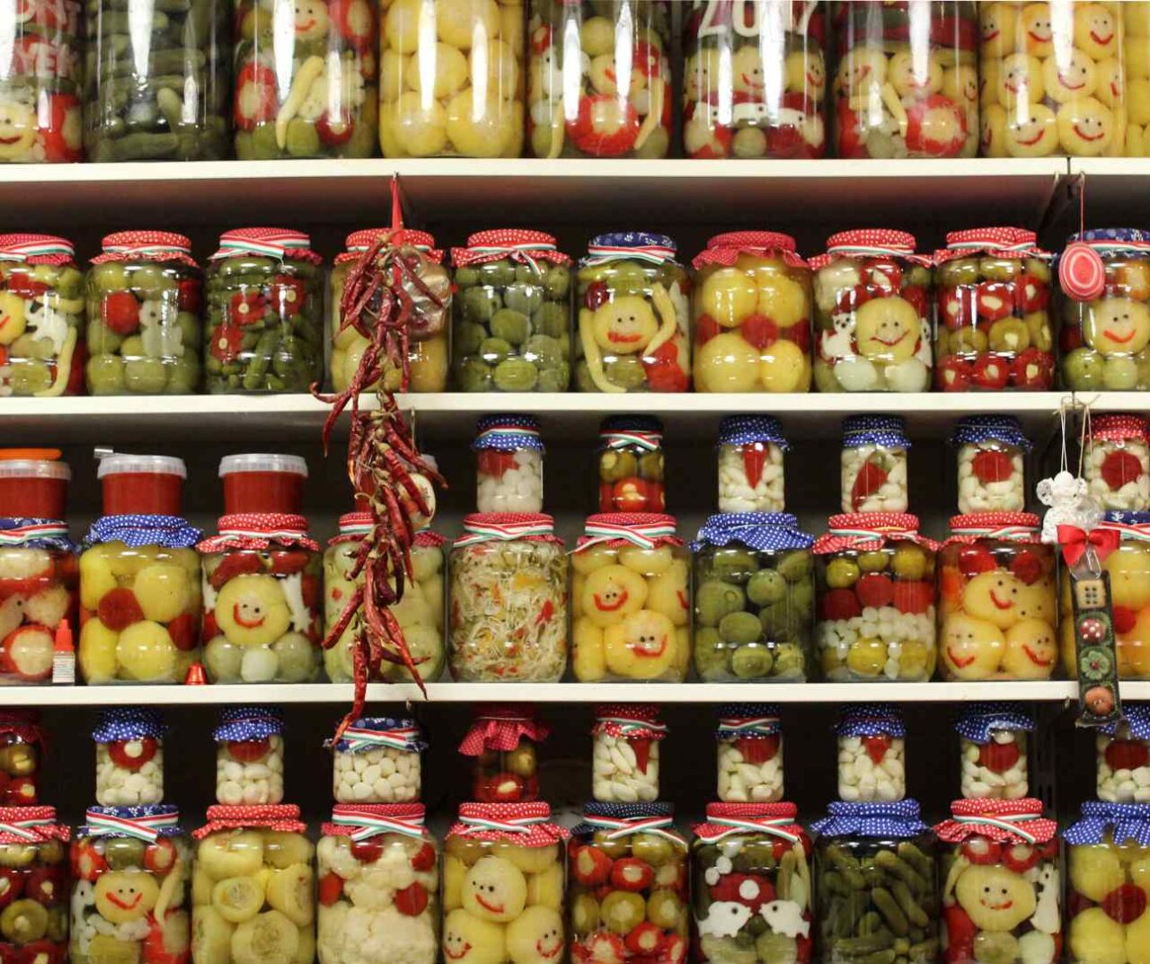 Hungarian food - pickled vegetables