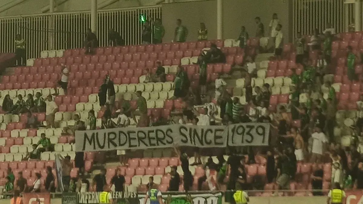 Israeli fan banner Debrecen causes outrage among Poles
