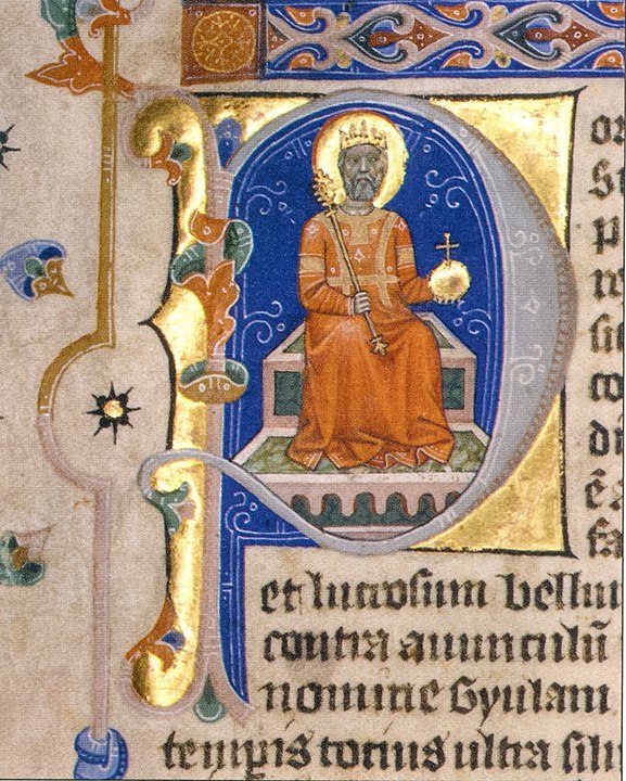 King Stephen Throne Miniature Chronicle