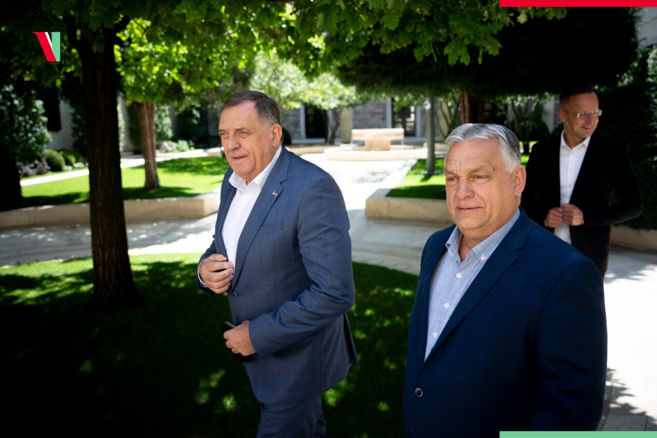 Milorad Dodik and Viktor Orbán in Budapest