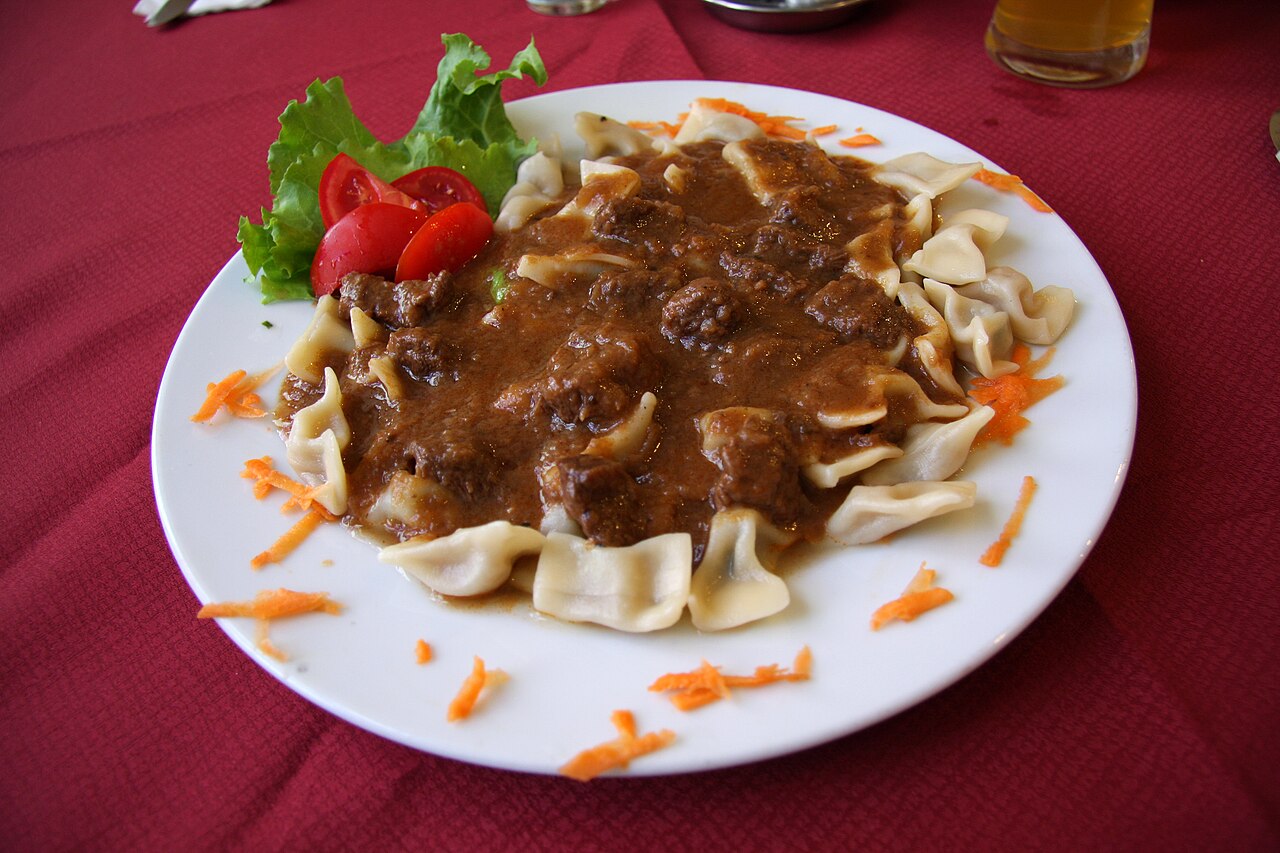 Traditional Slovenian dish zlikrofi Carpathian Basin dishes