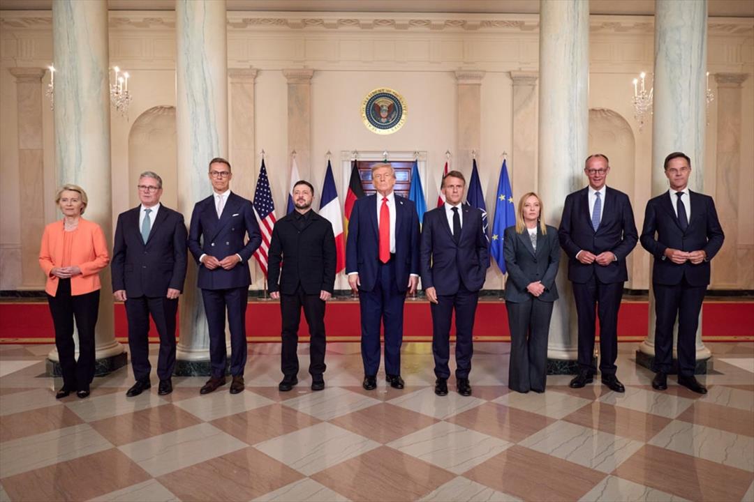 Trump Zelensky European leaders summit meeting