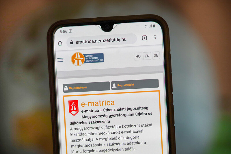 highway sticker prices toll payment transportation Hungary