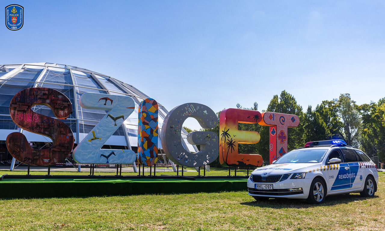 foreign police at sziget festival