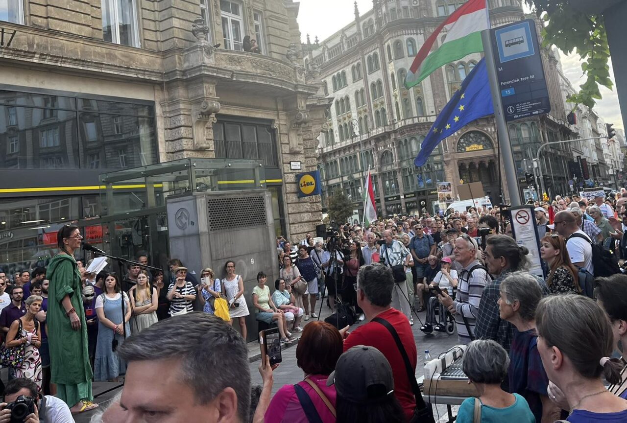 Another huge protest in Budapest's downtown